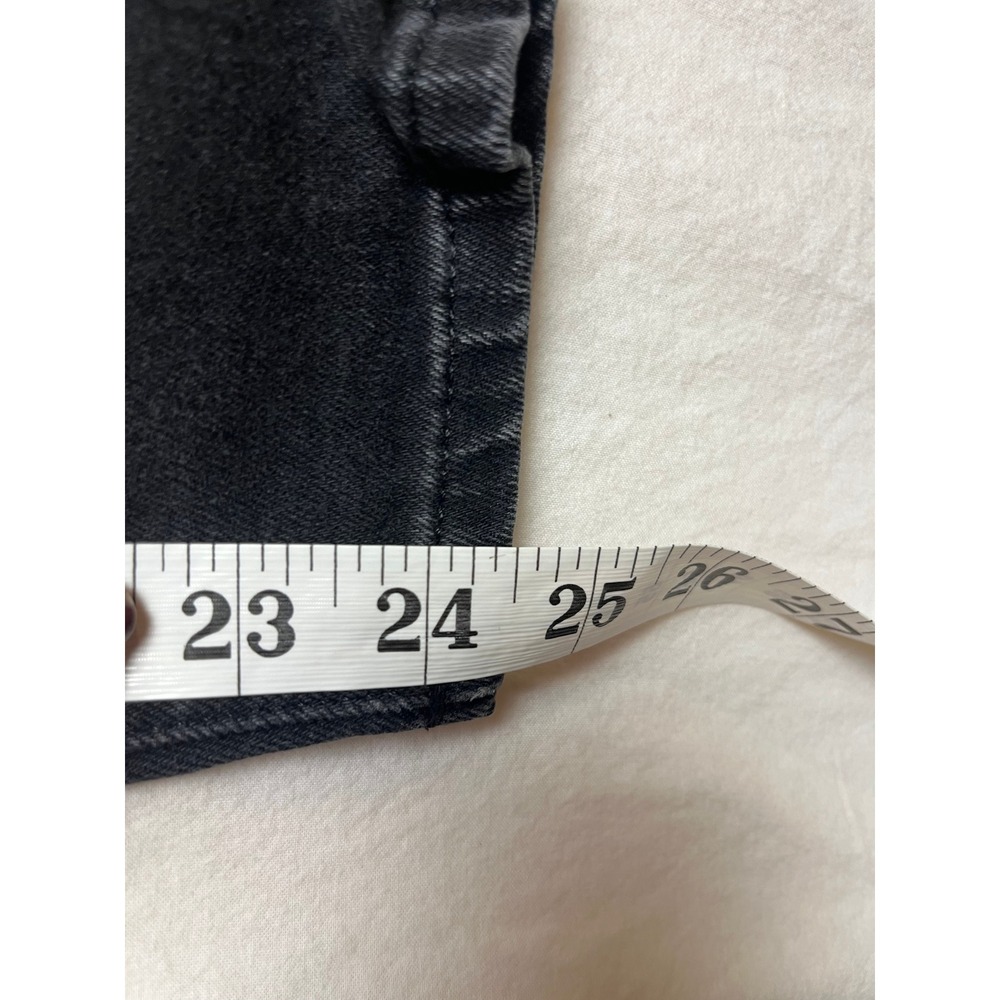 Everlane Womens High Rise Skinny Ankle Jeans Washed Black Size 28 Ankle - Picture 4 of 6